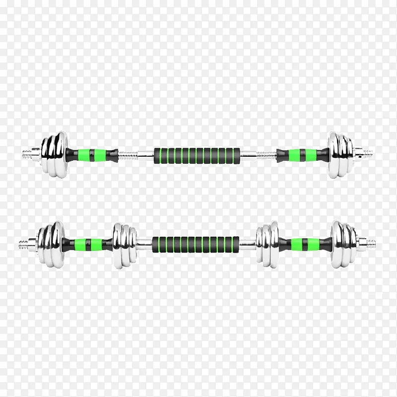 电镀哑铃举重杠铃