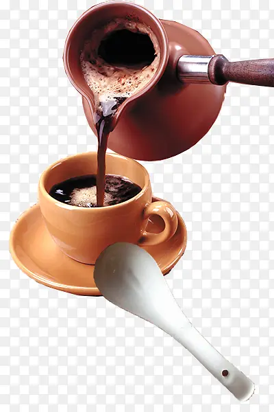 实物香醇饮料咖啡
