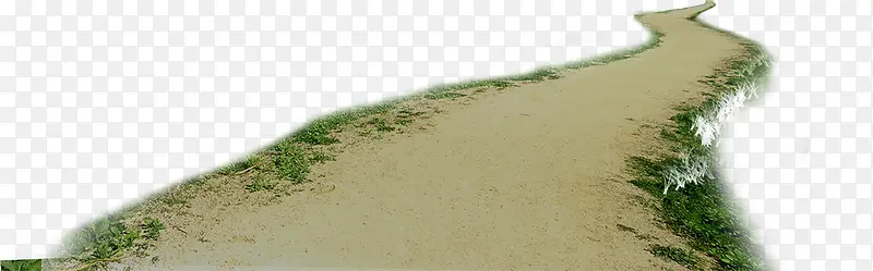 夏季道路美景手绘