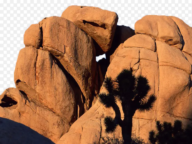 沙漠怪石