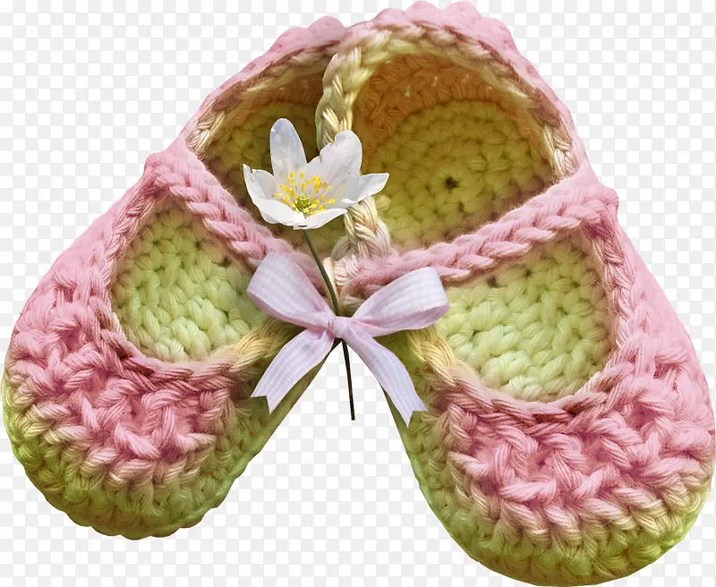 可爱 针织婴儿鞋