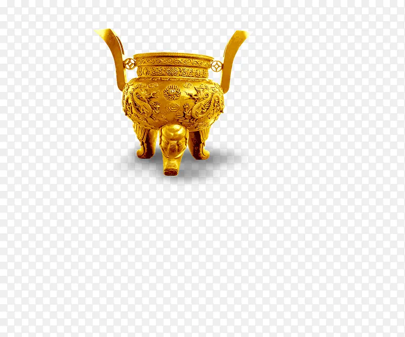 金色的鼎，古代器皿