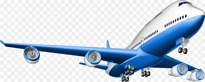 蓝色飞机