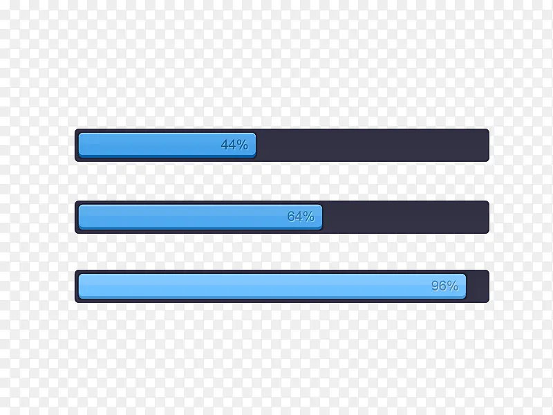 蓝色进度条