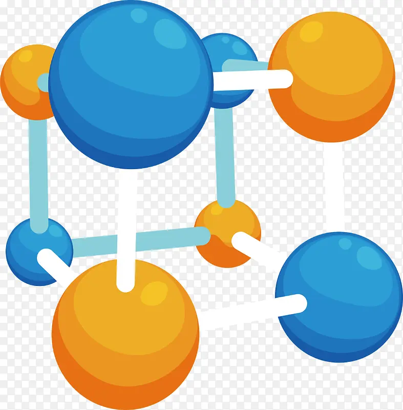 立方体节点分子结构