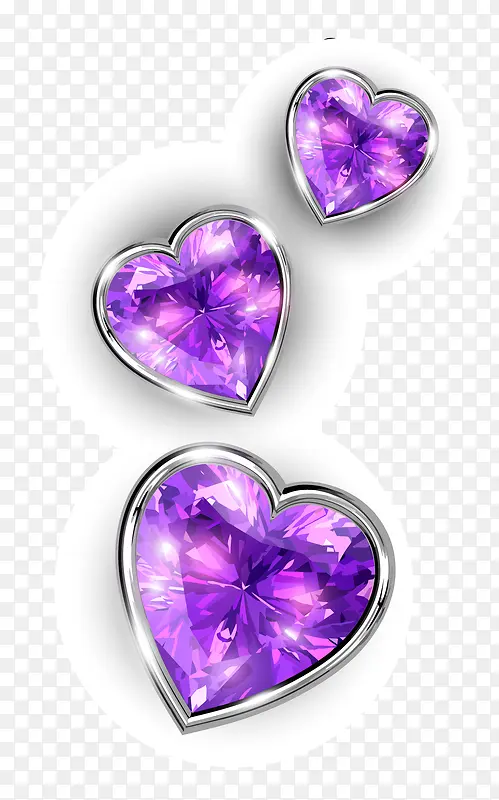 矢量紫色钻石