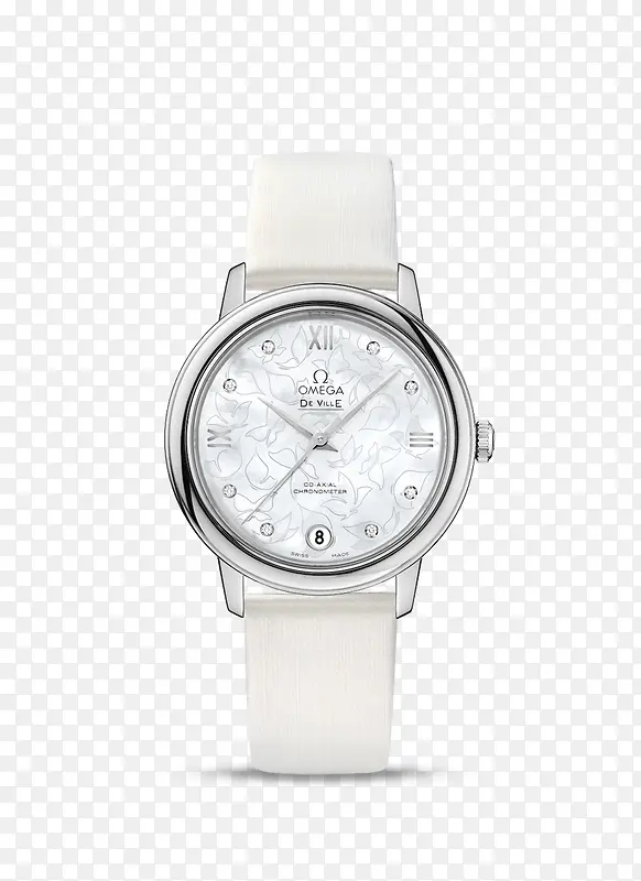 白色女表欧米茄腕表手表