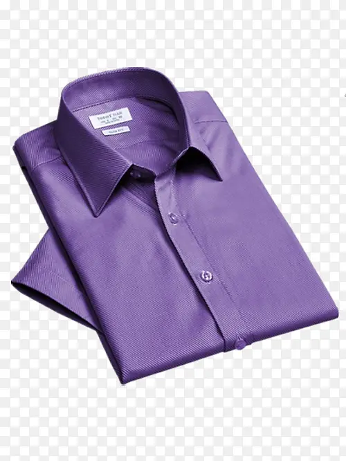 叠好的紫色衬衫衣服