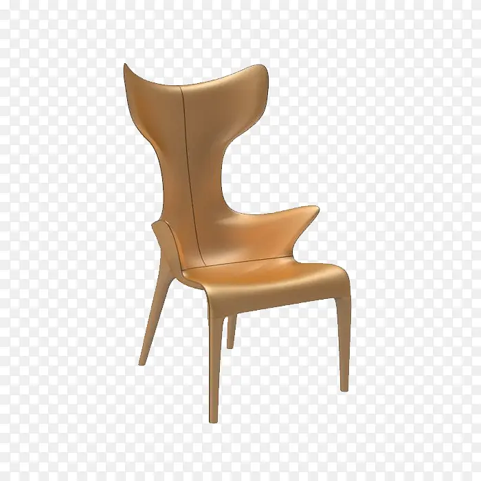 创意金属色单人椅