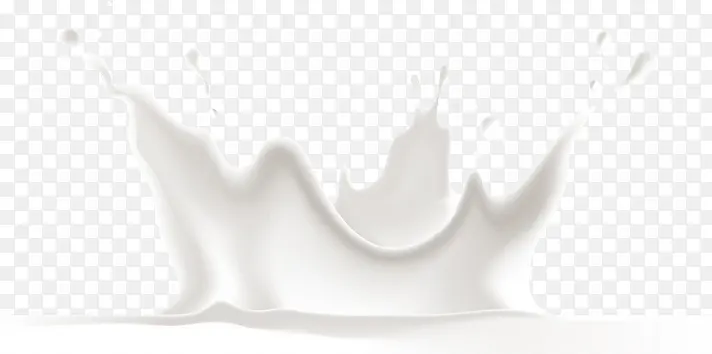 飞溅的牛奶白色背景图