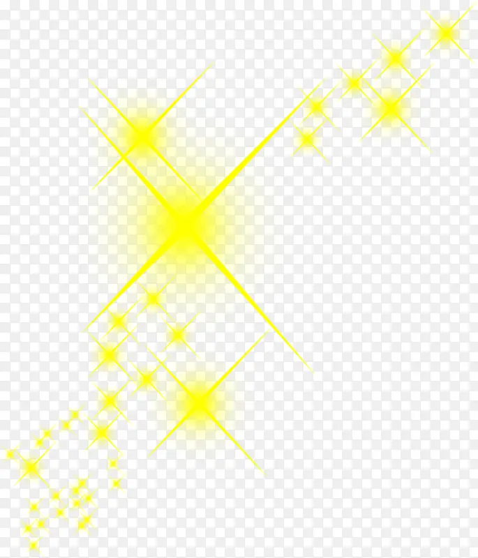 黄色星光展板海报