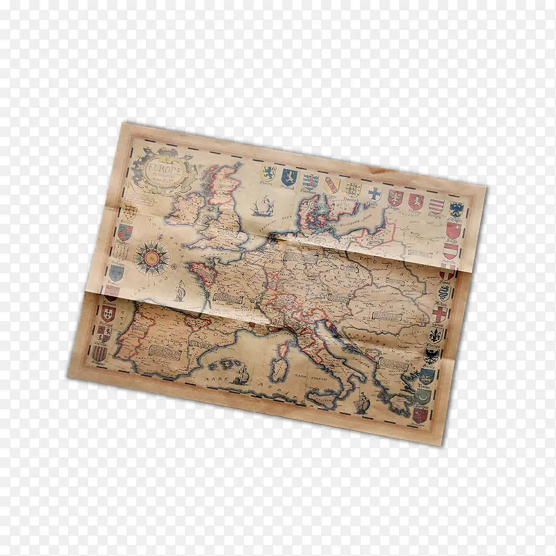 复古地图图纸