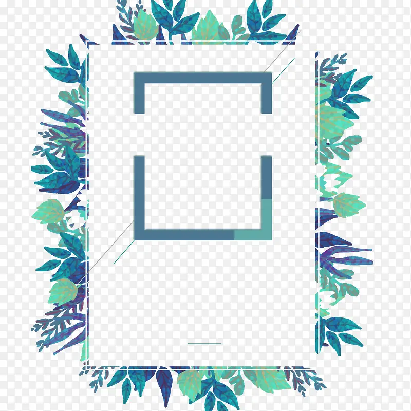 手绘花边底纹青春边框