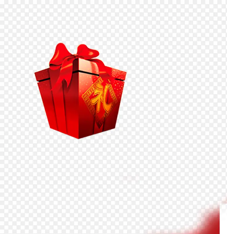 红色新年礼物包装设计