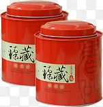 红色桶装茶叶茶礼