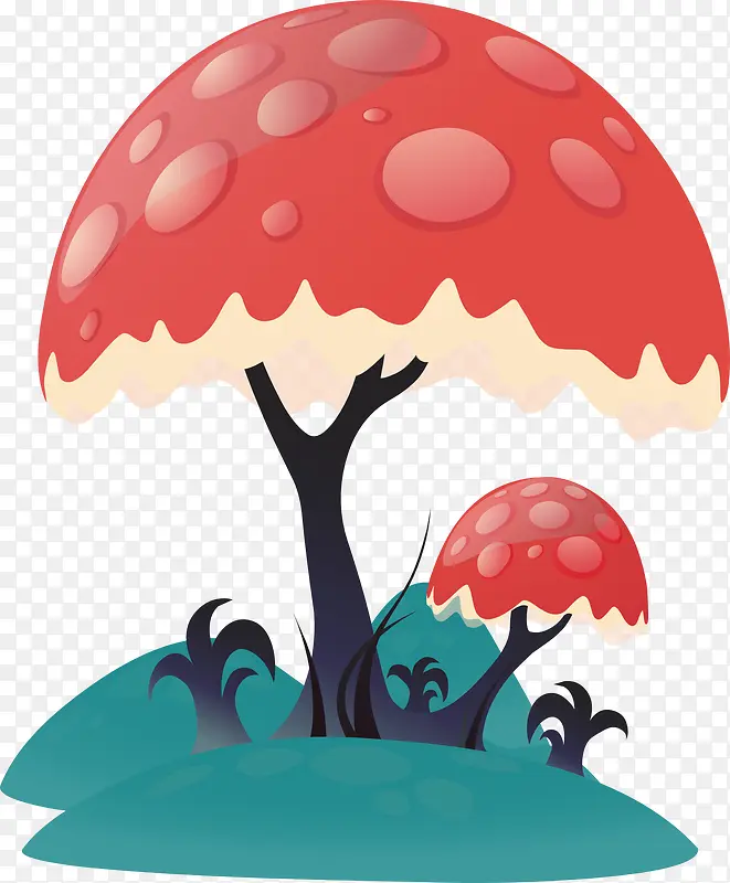 梦幻蘑菇树
