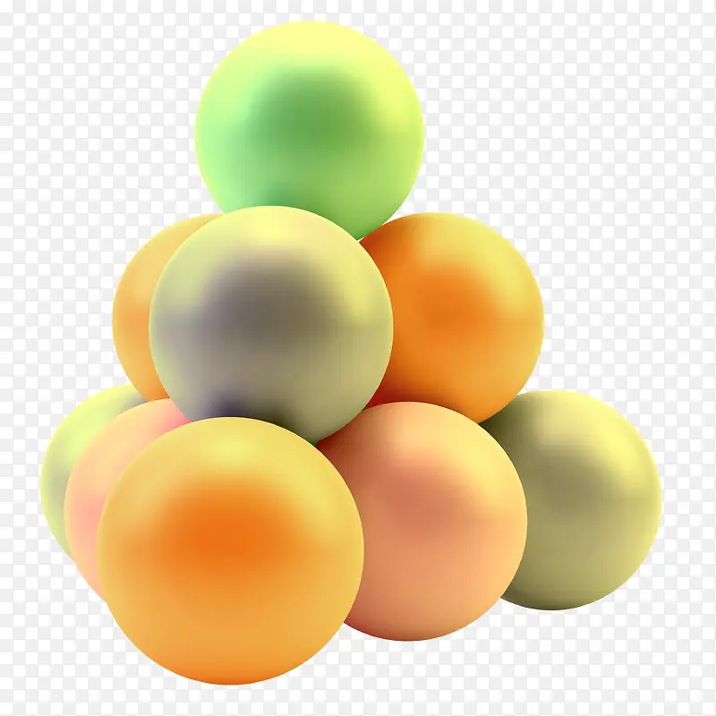 彩色球形矢量素材