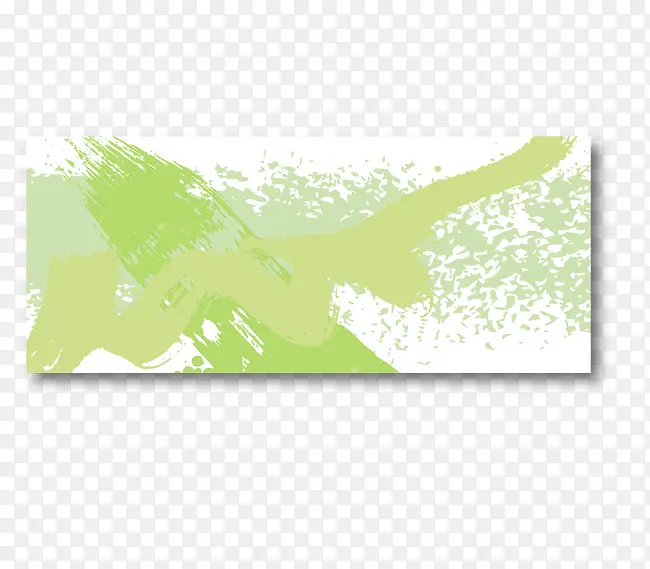 矢量绿色油漆底纹卡片