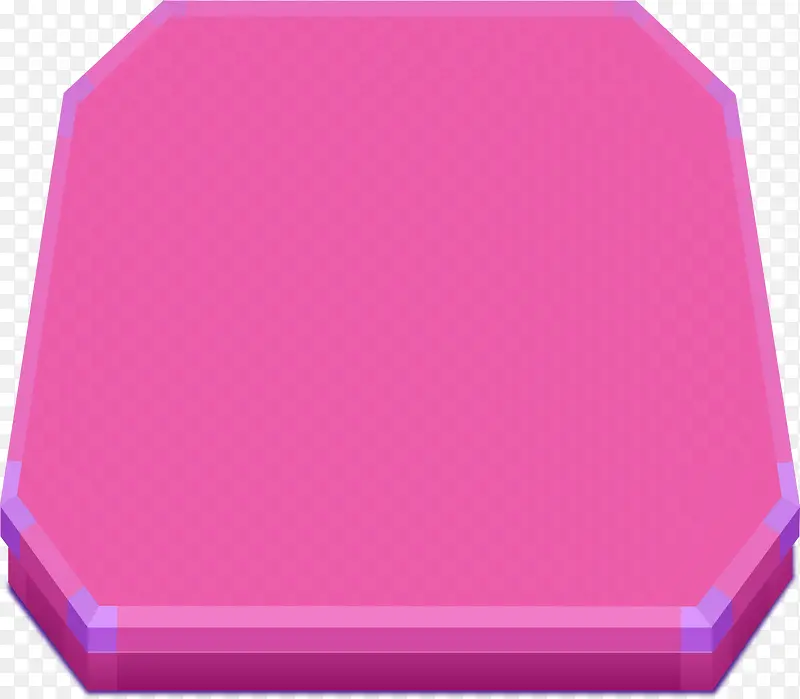 紫色六边形卡通装饰