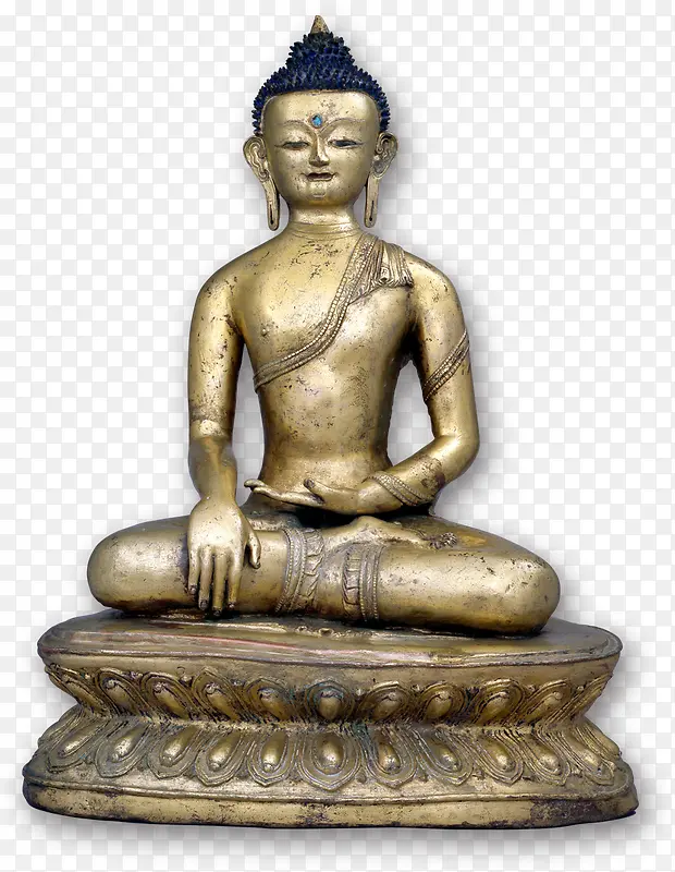 铜制释迦牟尼佛坐像