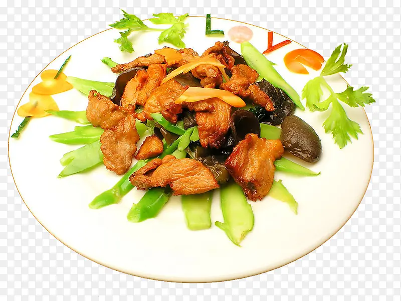 兰度木耳蒜香肉