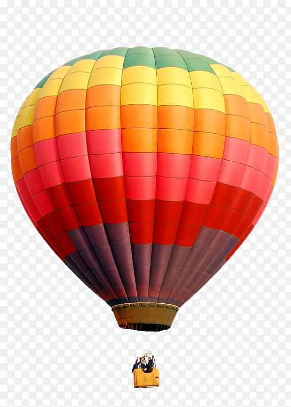 彩色绚丽卡通热气球