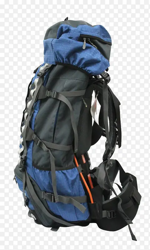 蓝色的登山包
