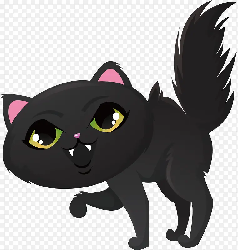 诡异的黑猫