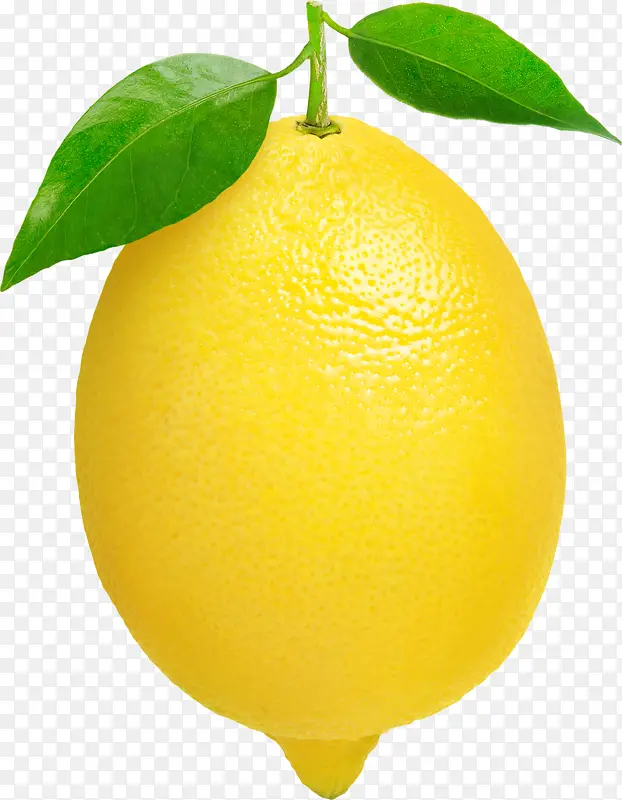 创意质感黄色的柠檬
