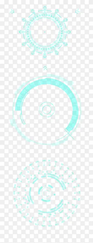 电子 科技感齿轮元素