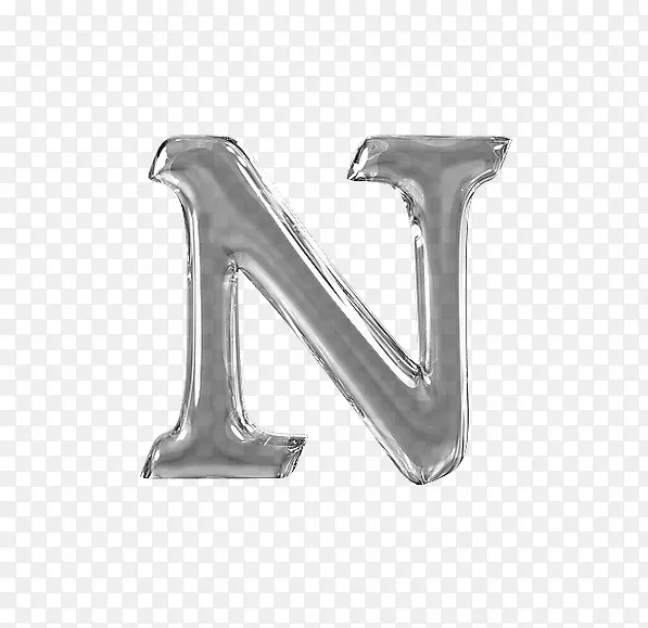 琥珀字母N