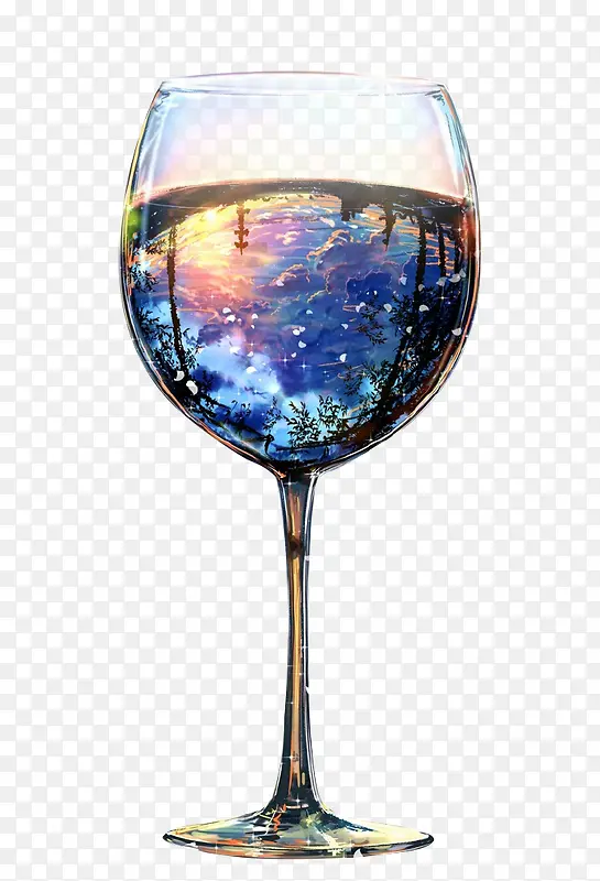 酒杯中的风景