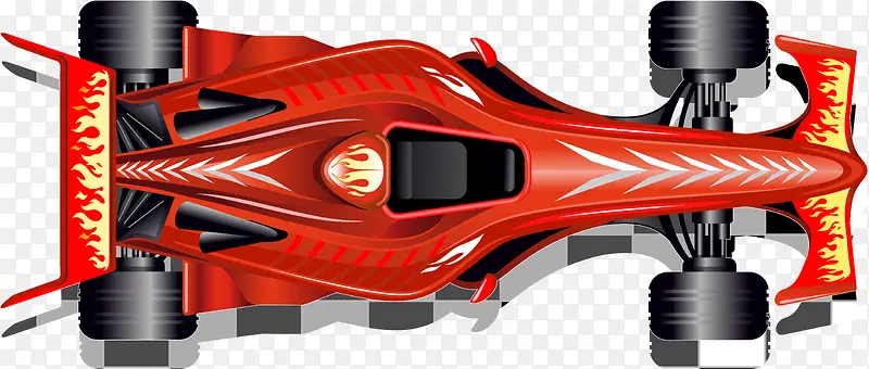 红色赛车模型