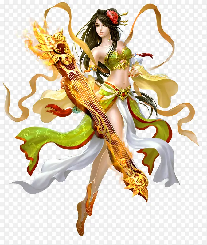 妖艳的游戏原画美女