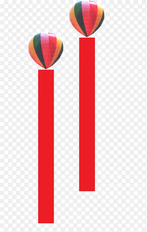 热气球红飘带