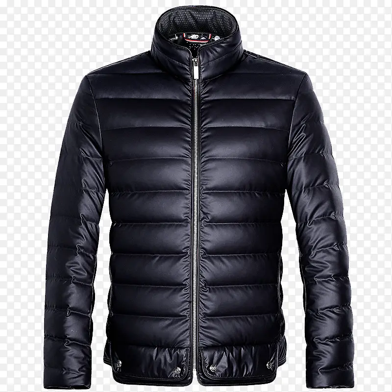 南极人男士亮色PU皮羽绒服