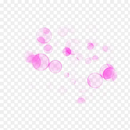 粉红色圆形免抠元素