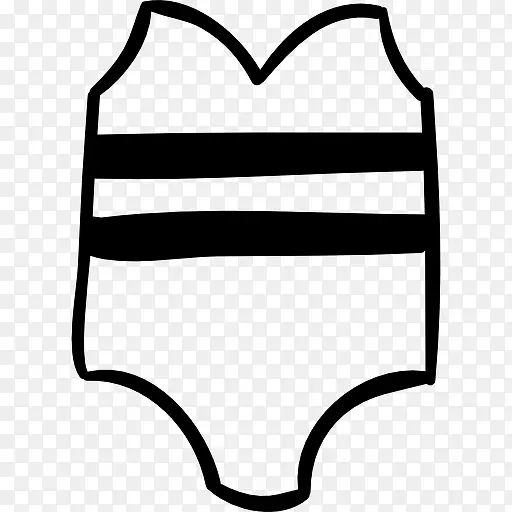 女性swimmingsuit 图标