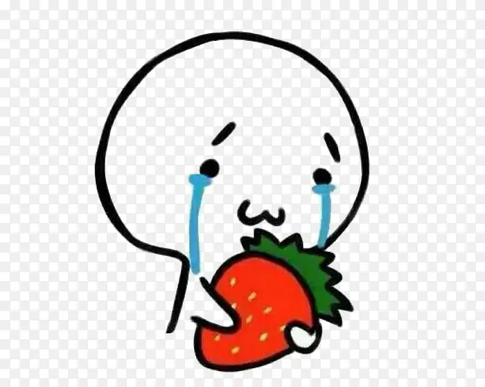 委屈卡通表情包免抠素材