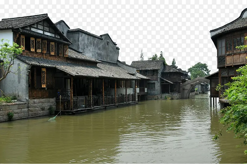 乌镇西栅摄影图