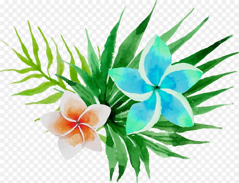 矢量手绘植物