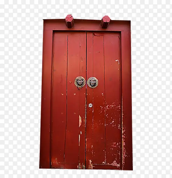 老旧大红门