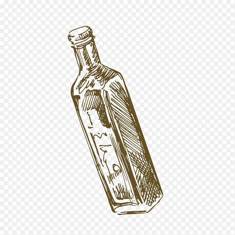 酒和酒瓶