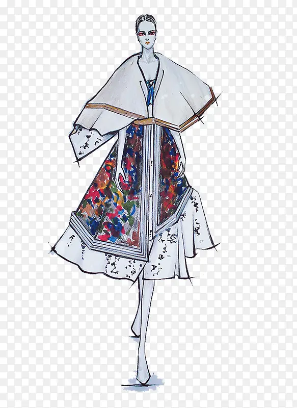 手绘服装插画设计