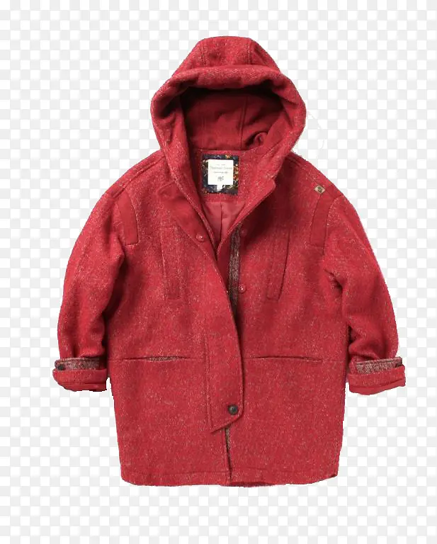 红色外套