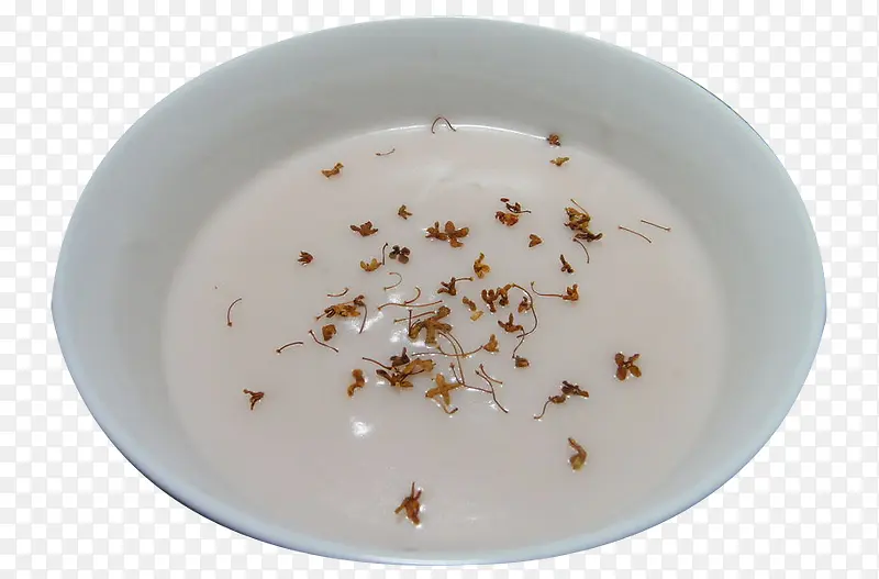 白碗里的藕粉图片素材