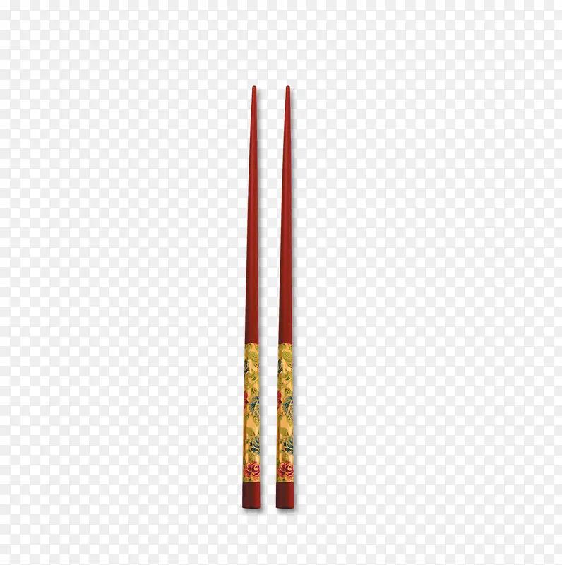 中国风红色筷子