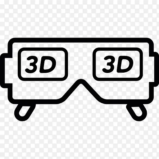 3D眼镜图标