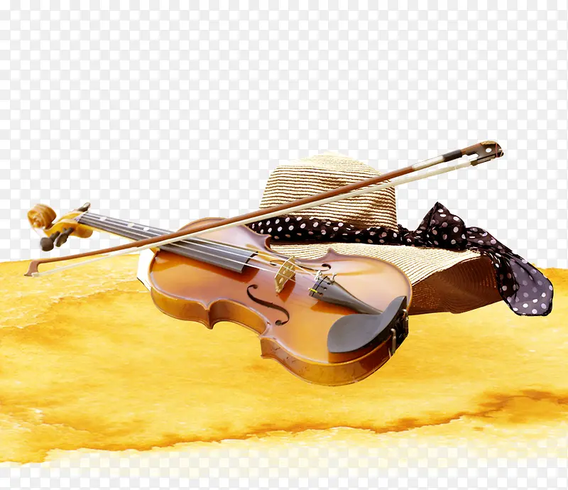小提琴和帽子