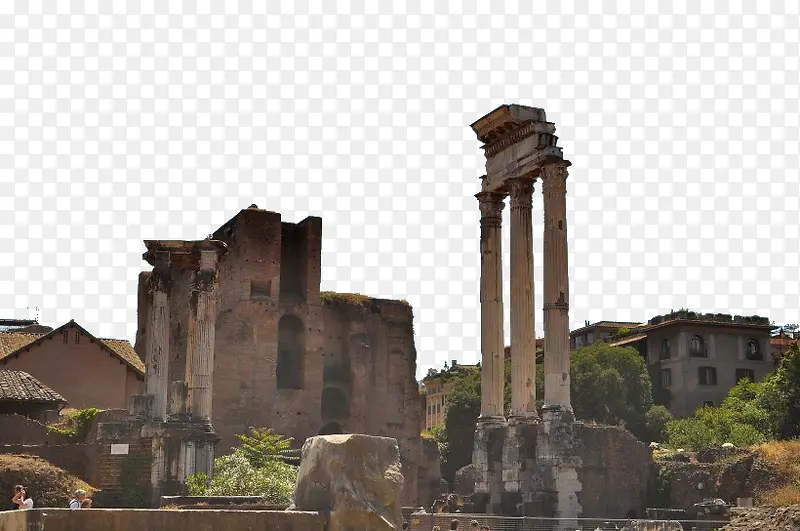 意大利古罗马废墟风景5